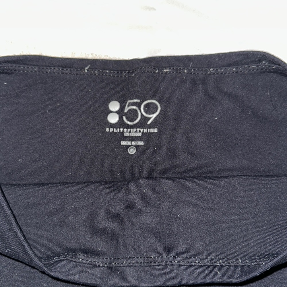 Splits 59 flare pants black